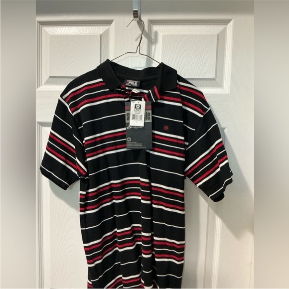 South Pole Other - South Pole Black and Red Polo Shirt with Stripes
